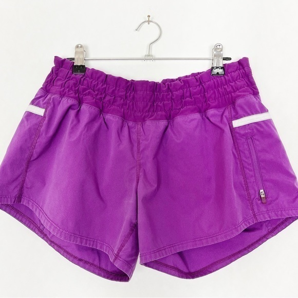 Women’s Lululemon Running‎ Shorts Purple Size 8 - Picture 1 of 9